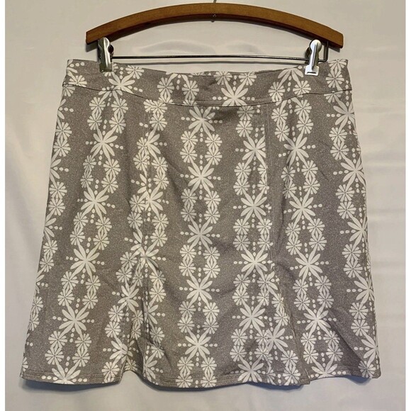 RipSkirt Hawaii Gray Floral Bohemian Boho Wrap Golf Tennis Beach Skirt Large - Picture 1 of 7